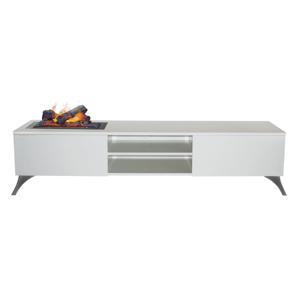 Elin TV stand with fireplace