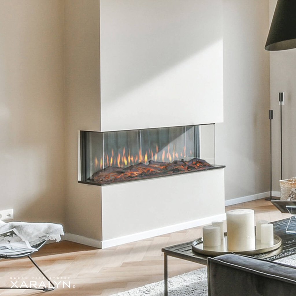 Levico 120 electric LED built-in fireplace