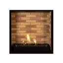 Inbouwunit L steendecor met bio-ethanol brander