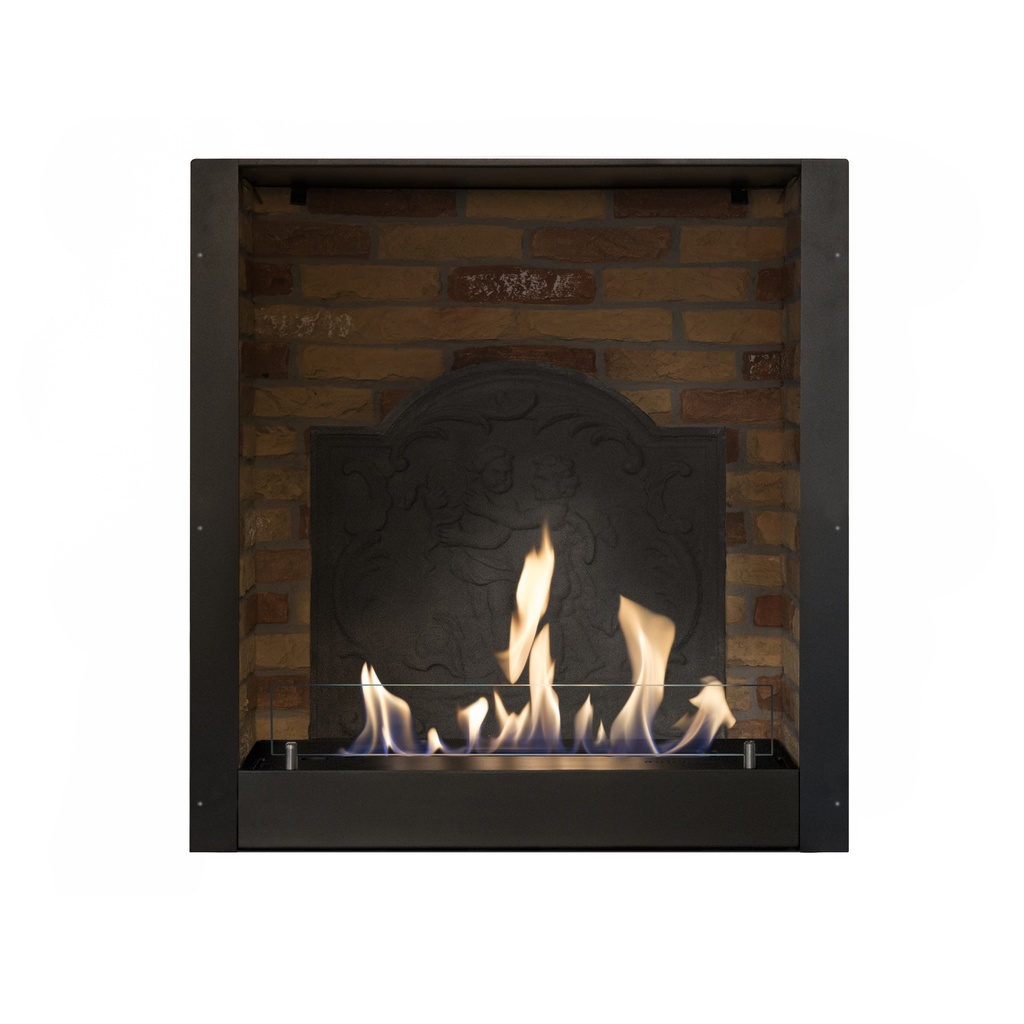 Inbouwunit L medaillon met bio-ethanol brander