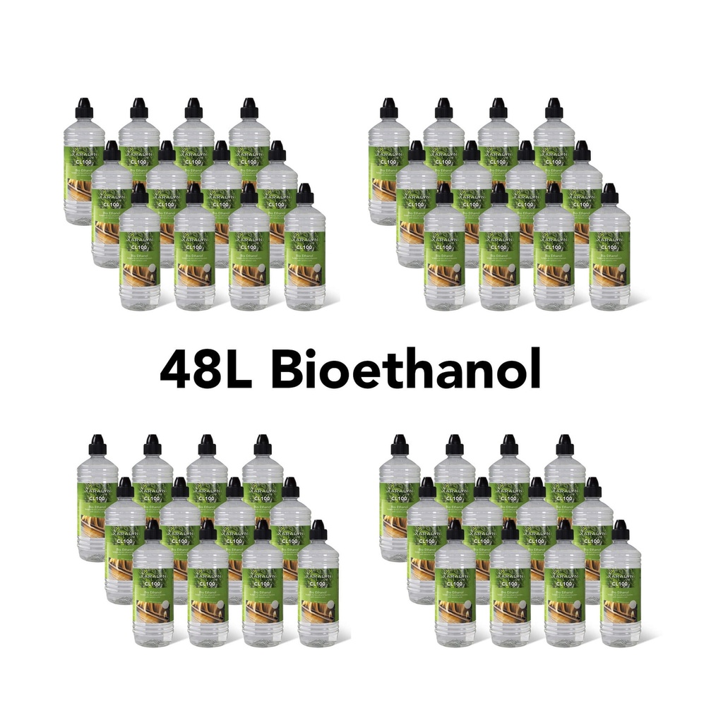 DEAL - 4x Bio-ethanol CL100 (48 X 1 Liter)
