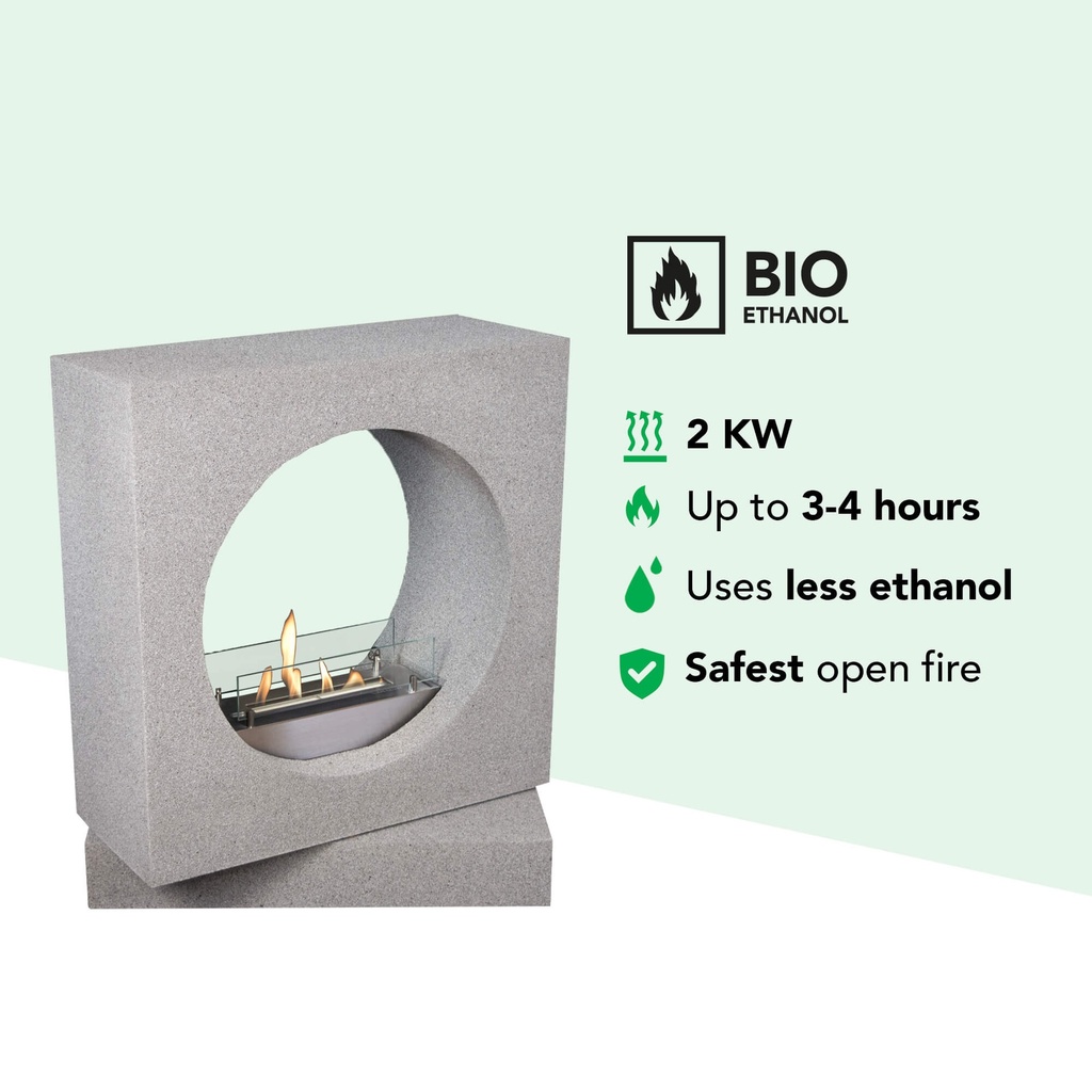 Milano bio-ethanol tunnelhaard