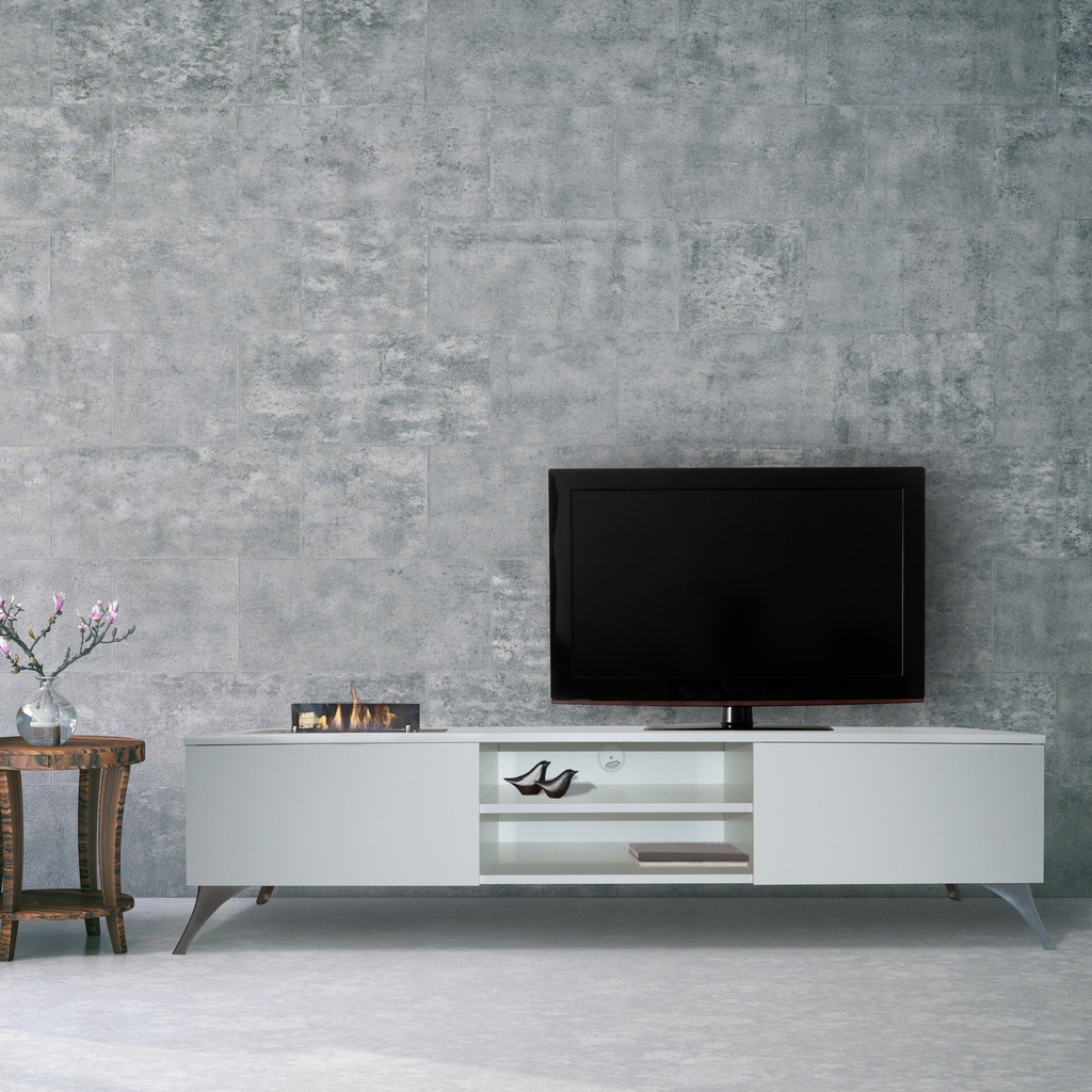 Elin tv-meubel met bio-ethanol haard