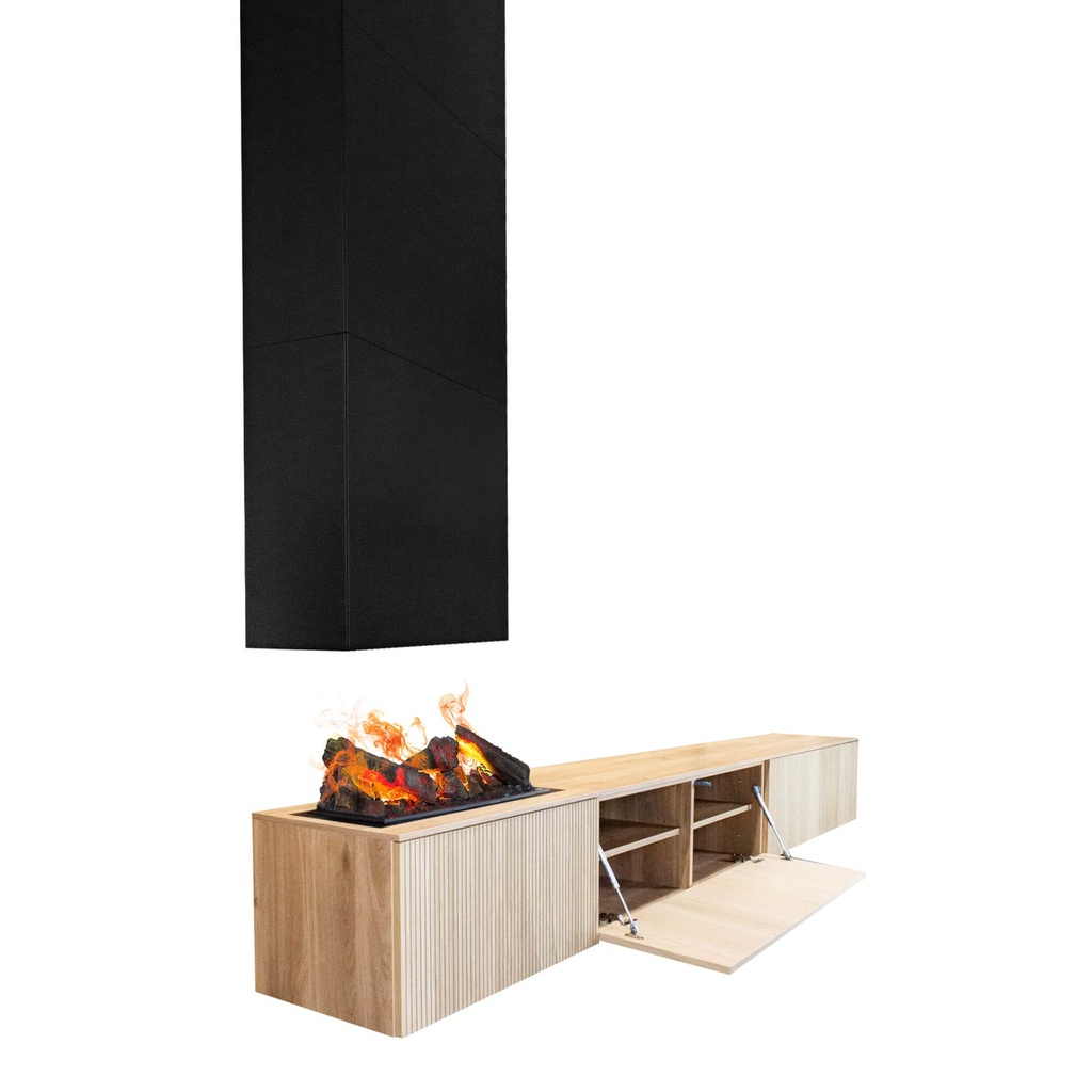 Jörne Full tv-meubel met elektrische haard