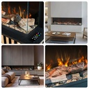Fogo Forest cinewall inbouwhaard