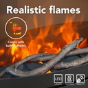 Lagos elektrische LED inbouwhaard