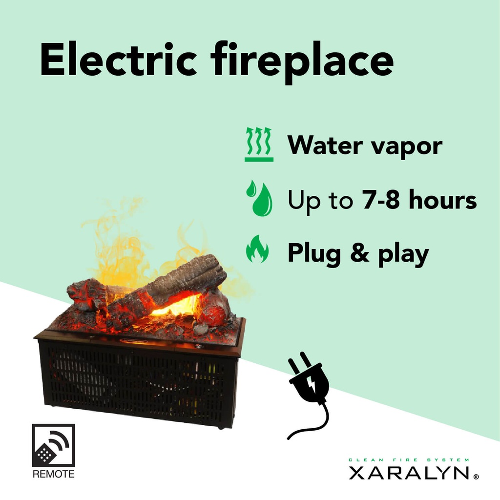 Quero elektrische wandhaard