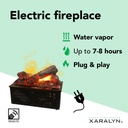 Quero elektrische wandhaard