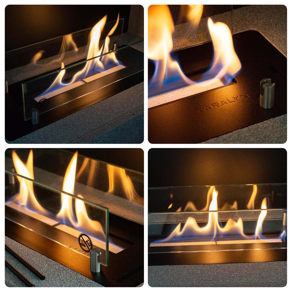 Inbouwunit M bio-ethanol haard