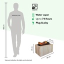 Jörne elektrische wandhaard specificaties