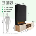 Ardo tv-meubel met haard specificaties