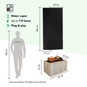 Jörne Compact elektrische wandhaard specificaties