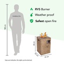 Column 40 Houtlook buitenhaard specificaties