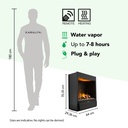 Albany inbouwhaard met waterdamp specificaties