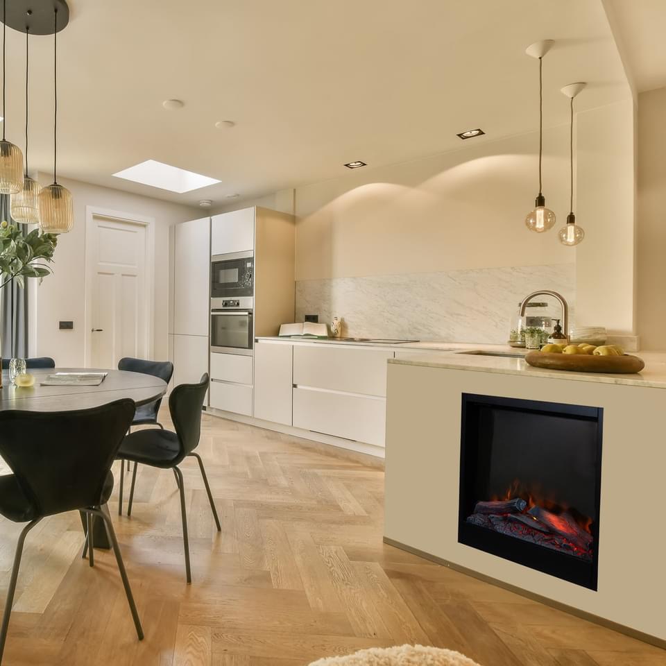 REFURBISHED | Levico 70 elektrische LED inbouwhaard