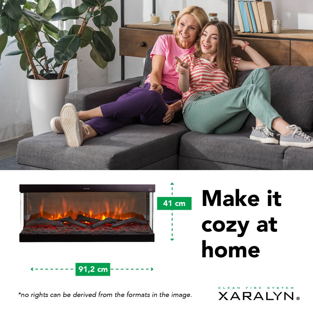 REFURBISHED | Levico 90 elektrische inbouwhaard