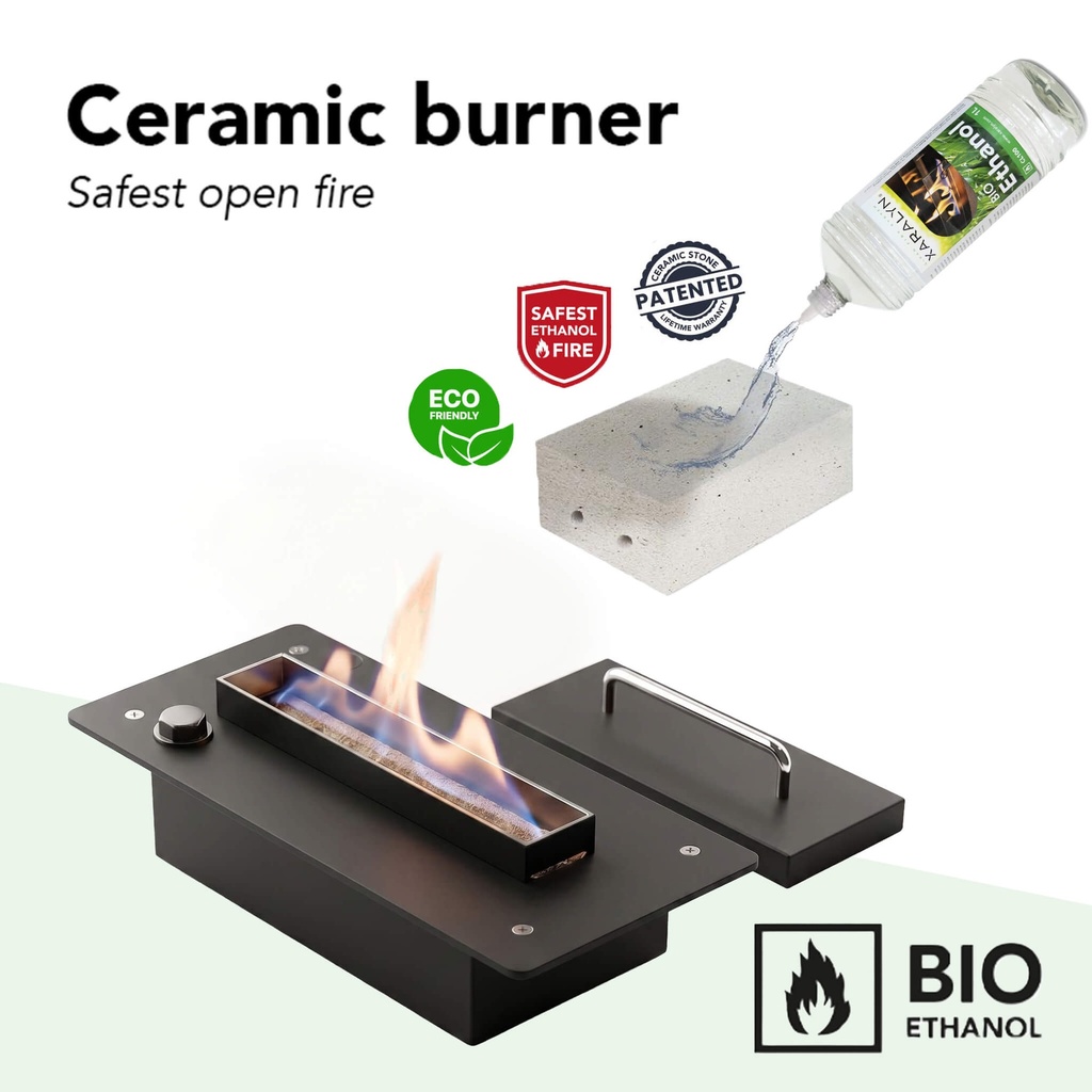 Halo Base hangende bio-ethanol haard
