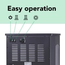 Olaf vrijstaande elektrische haard