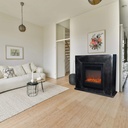 REFURBISHED | Nero natuursteen zwart gepolijste schouw