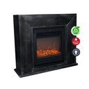 REFURBISHED | Nero natuursteen zwart gepolijste schouw