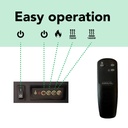 REFURBISHED | Nero natuursteen zwart gepolijste schouw