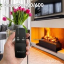 Inbouwunit Cassette 600 inbouwhaard met waterdamp afstandsbediening informatie