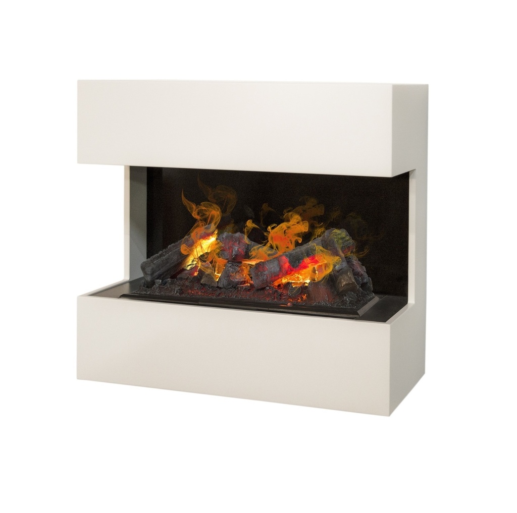 Lucca electric or bio-ethanol wall fireplace