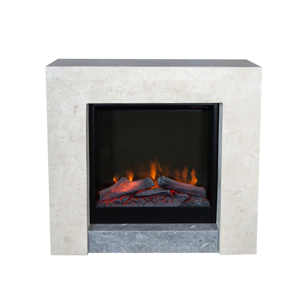 Milos electric fireplace