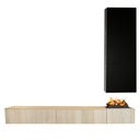 Jörne Full TV stand with fireplace