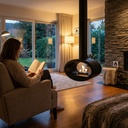 Floh hanging bioethanol fireplace