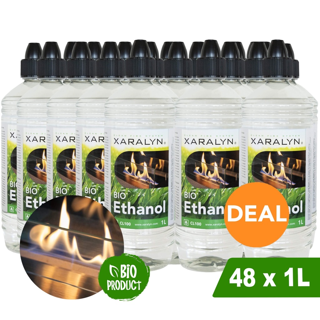 DEAL -Bioethanol CL100 (48 X 1 Liter)