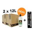 DEAL - Bioethanol CL100 (24X 1 Liter) + USB-Feuerzeug XL