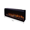 Fogo Forest cinewall built-in fireplace