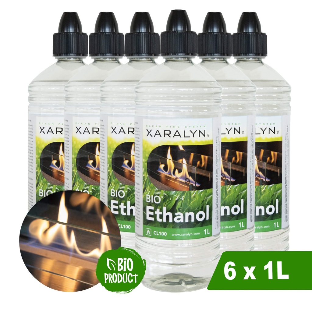 Bioethanol CL100 (6 x 1 Liter)