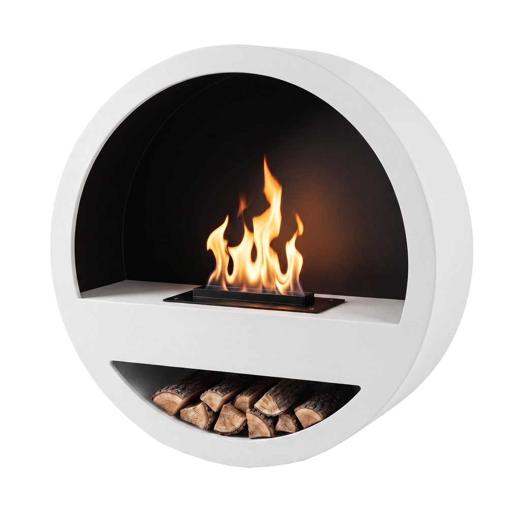 Orbit bioethanol wall fireplace