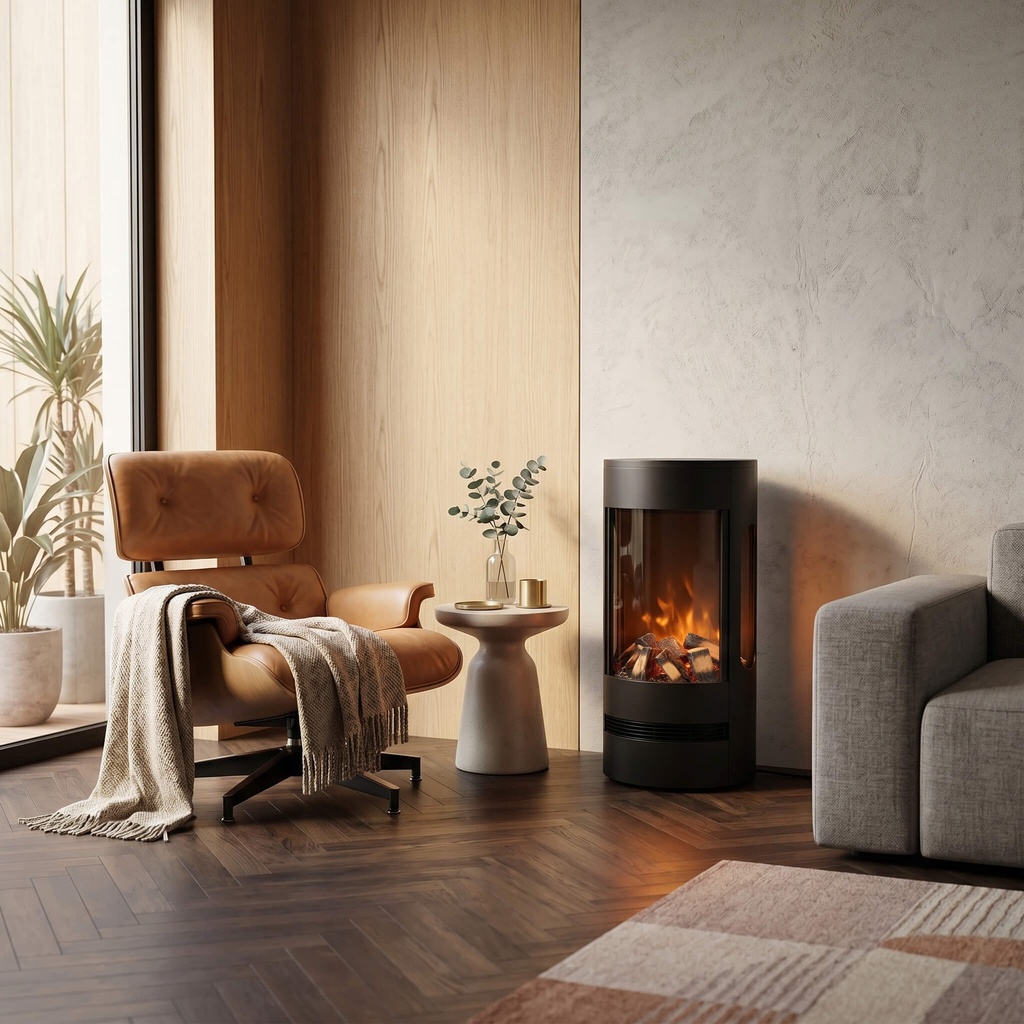 Cheminée électrique posable Olaf