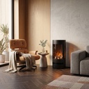 Olaf freestanding electric fireplace