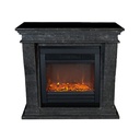 REFURBISHED | Kreta Mini natural stone black polished fireplace