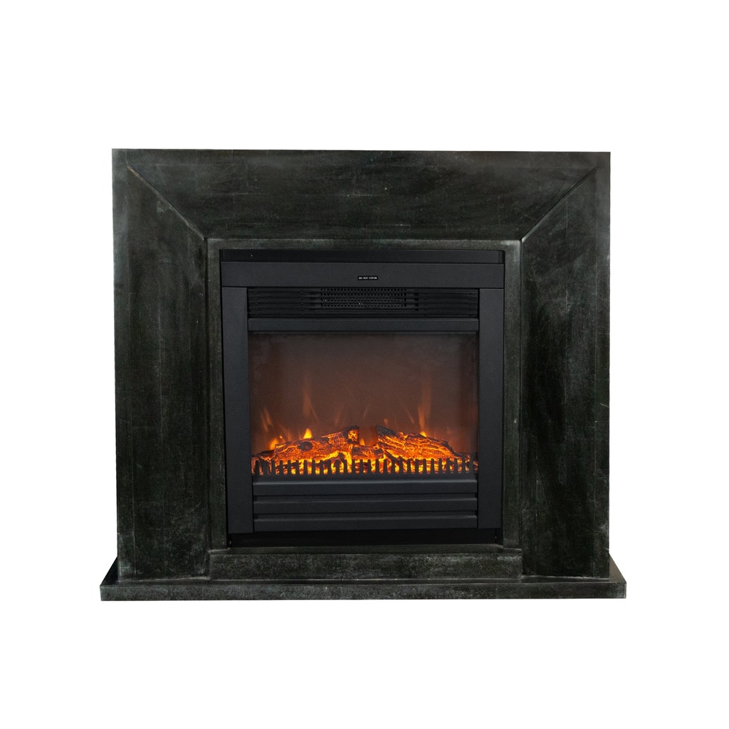 REFURBISHED | Nero noir cheminée en pierre naturelle poli