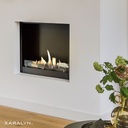 Built-in unit L bioethanol built-in fireplace