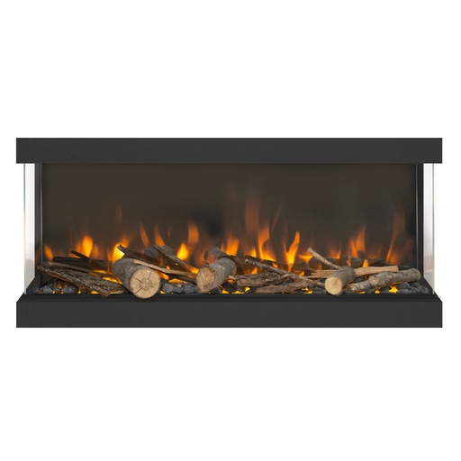 Levico 90 3D LED built-in fireplace