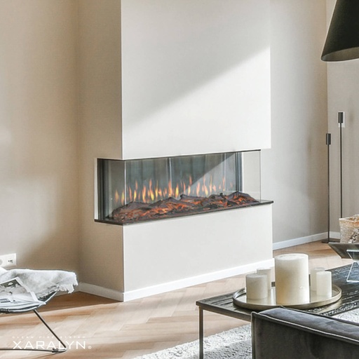 Levico 120 3D LED built-in fireplace
