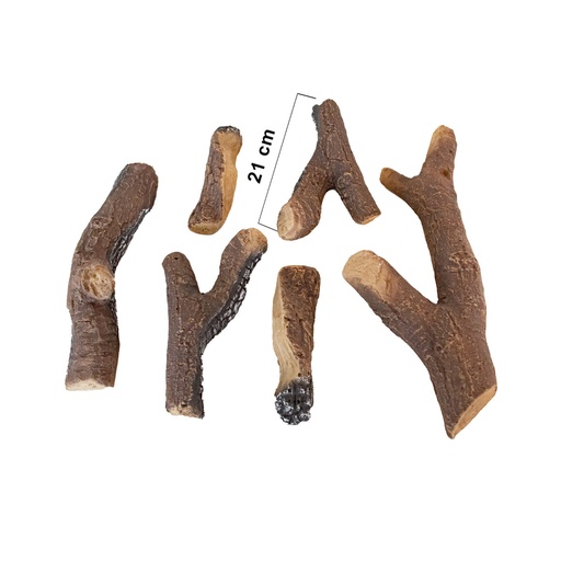 [8717853920196] Ceramic log set (6-pcs)