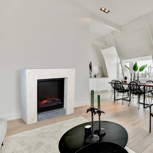 Milos electric fireplace