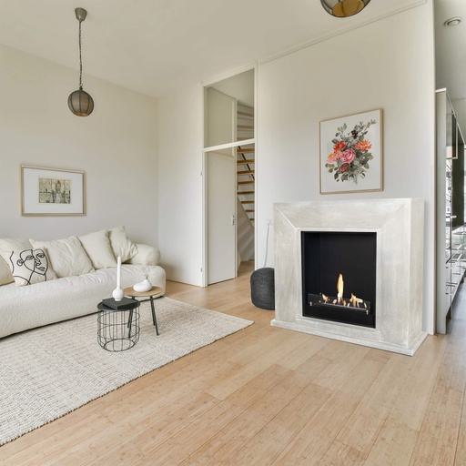 Nero electric or bio-ethanol fireplace