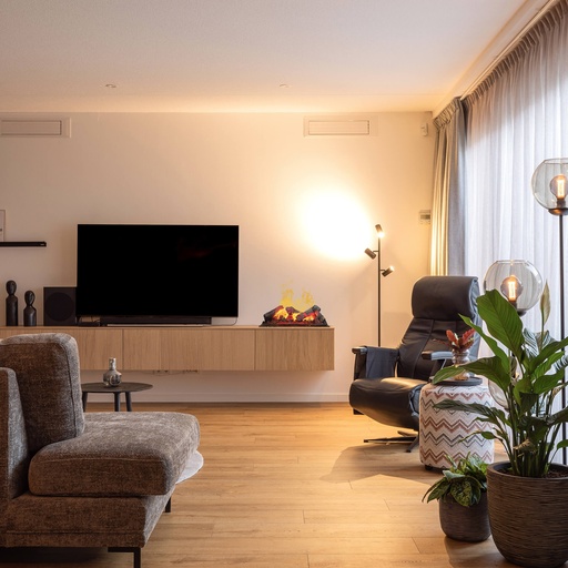 [8717853924552] Jörne Long TV-Möbel mit Elektrokamin