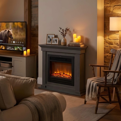 Flex electric fireplace