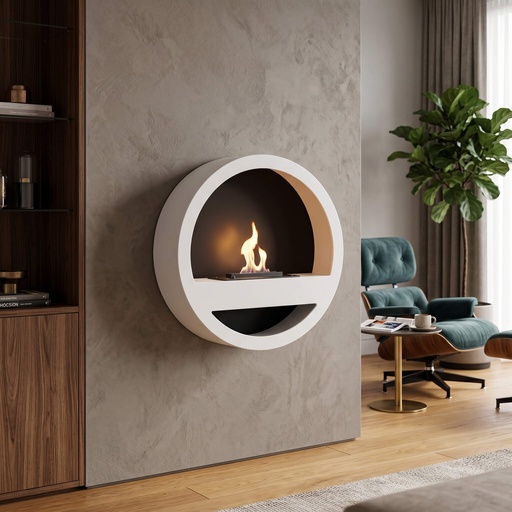 Orbit bioethanol wall fireplace